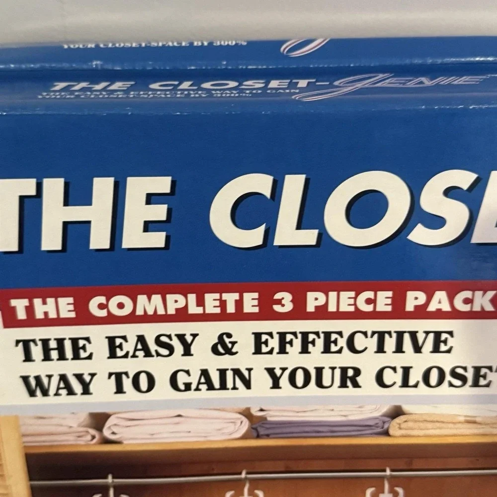 The Closet-Genie 5 piece 2 Boxes pack holds over 42+28 garments neat wrinkle Fre